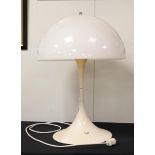 A Panthella table lamp by Verner Panton, 1970s.