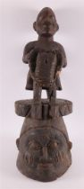 A stabbed 'Epa-mask', Yoruba, Nigeria, Africa, 20th century