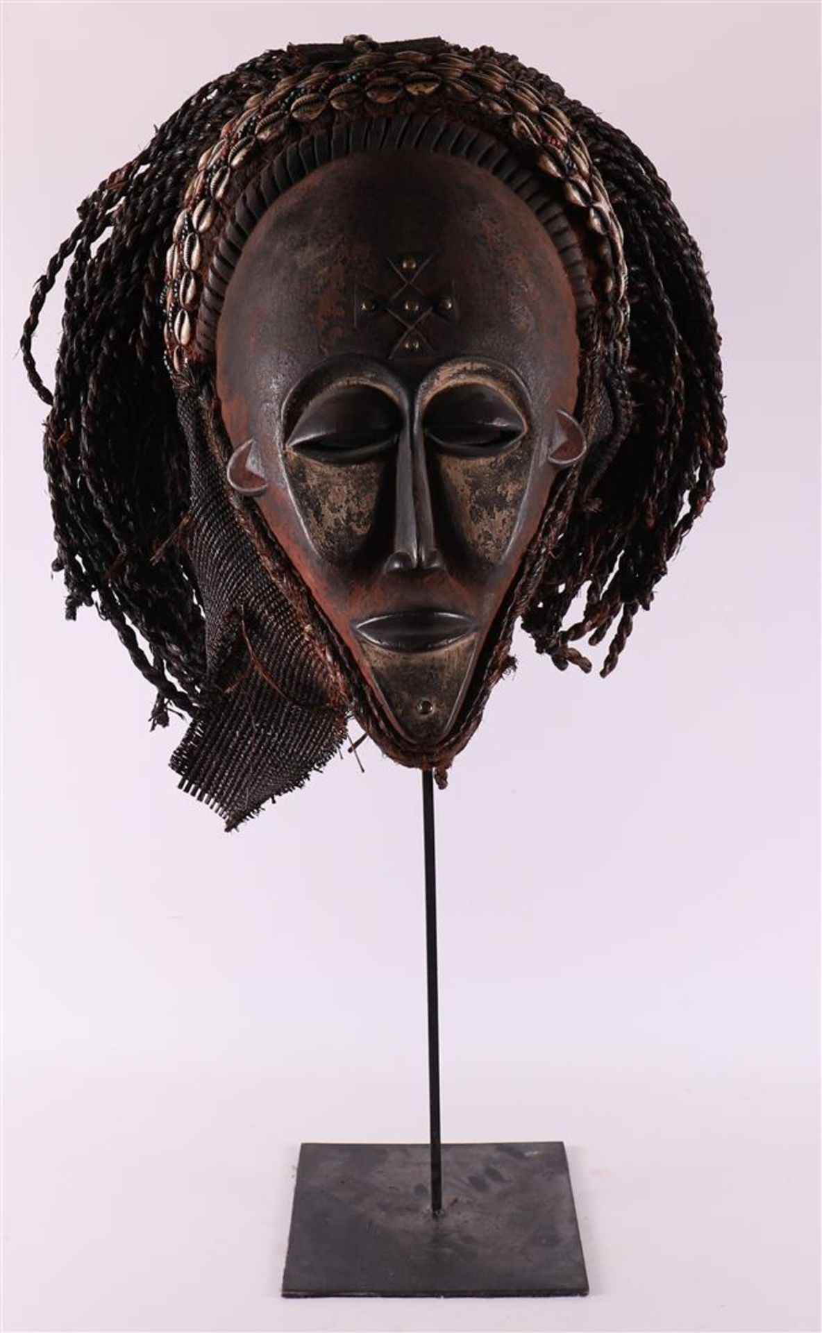 Ethnographic/tribal. A wooden mask, Chokwe, Angola, Africa, 2nd half of the 20th