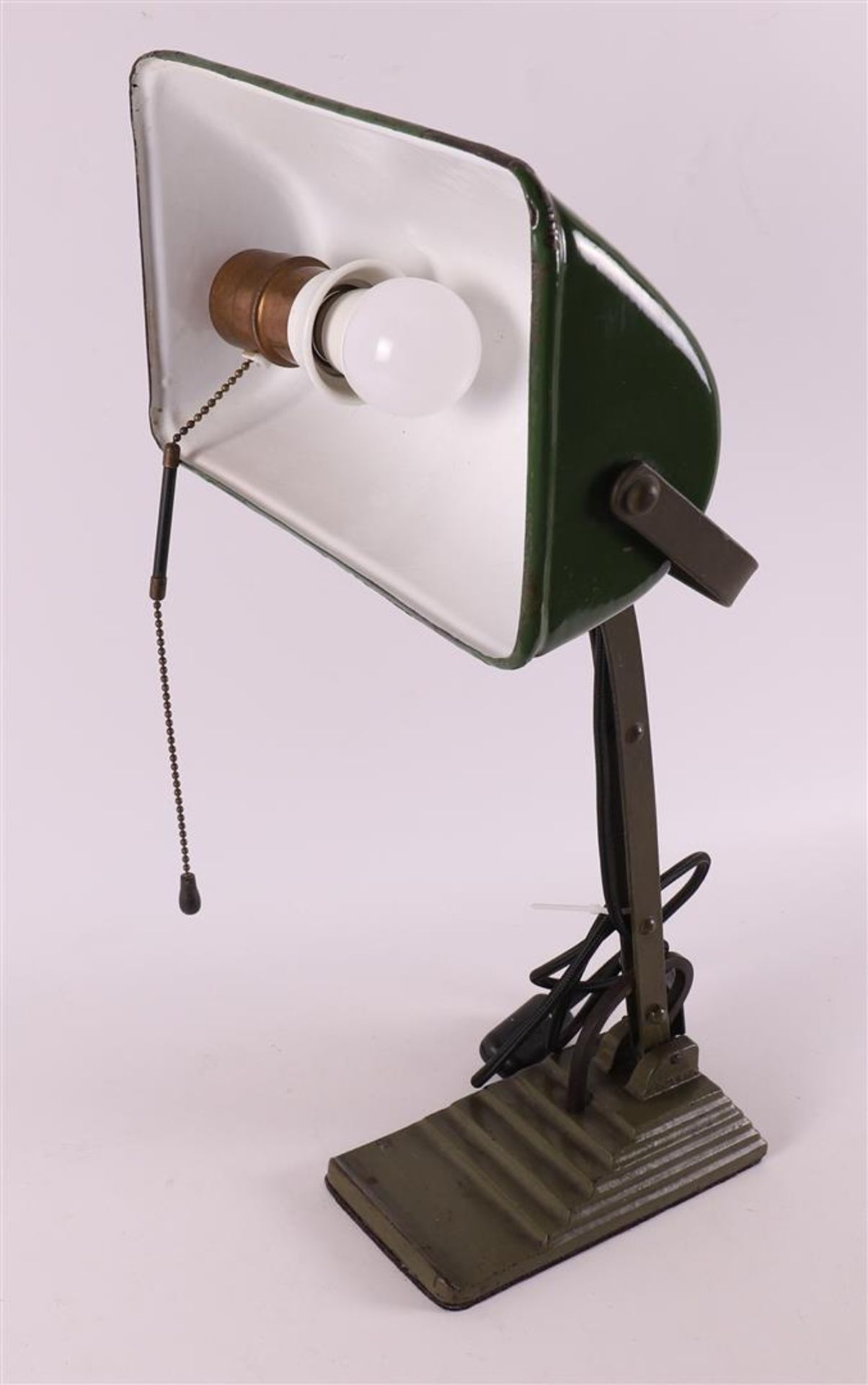 An Art Deco Bauhaus notary desk lamp 'Erpe', Germany, 1930s. - Image 3 of 3