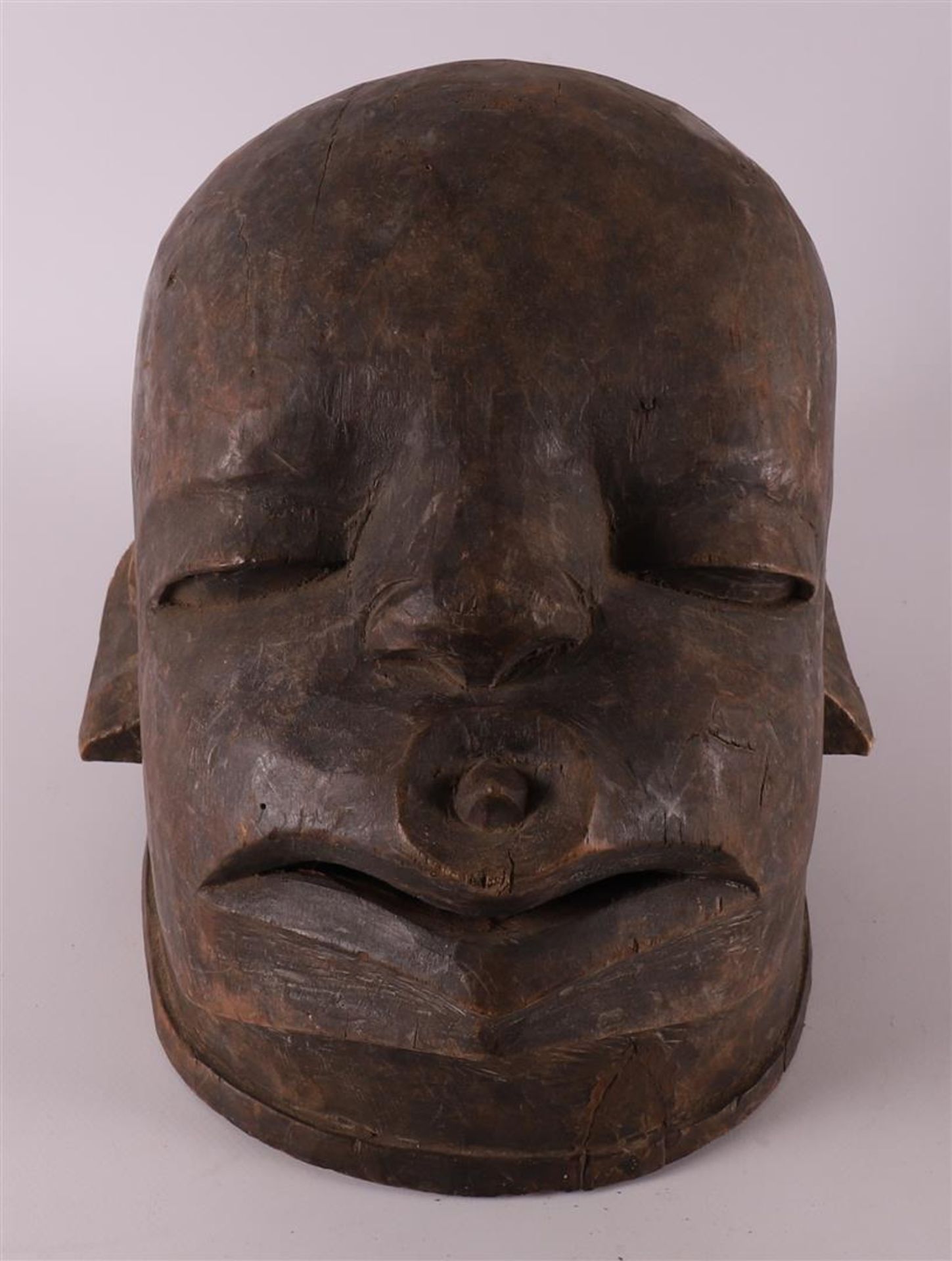 A wooden makonde 'Helmet-mask', Tanzania, Africa, late 20th/early 21st century