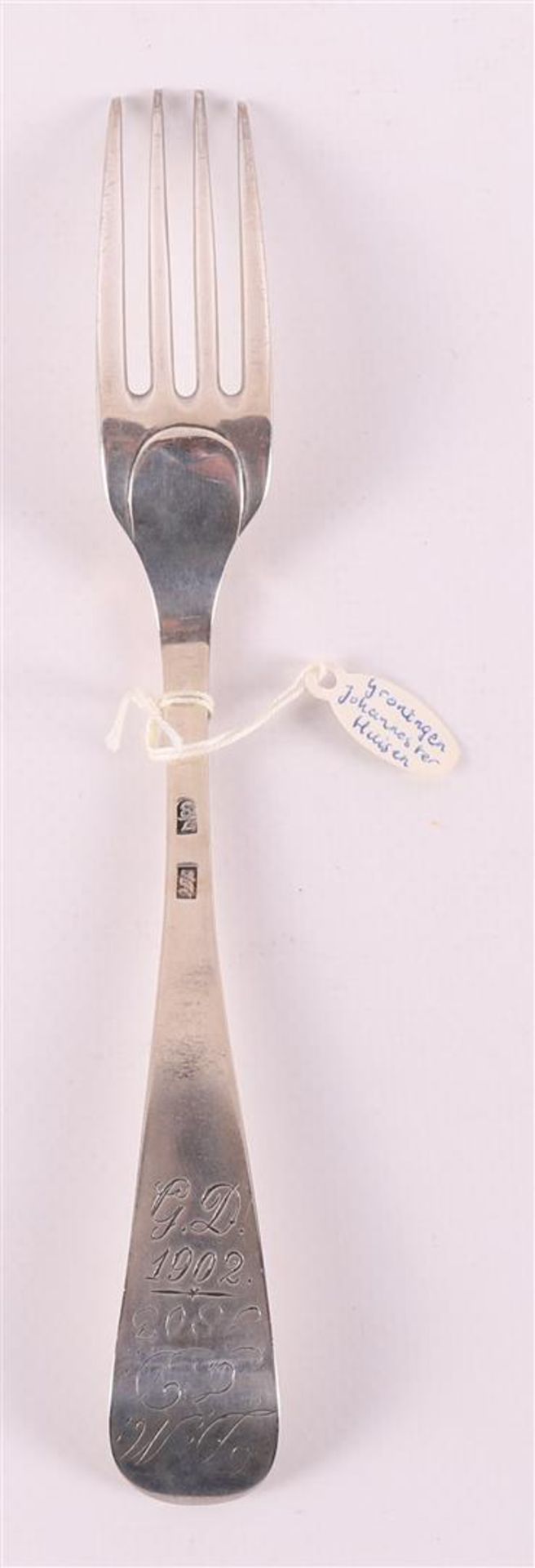 A first grade 925/1000 silver spoon, Groningen, year letter 1777-1778. - Image 5 of 6