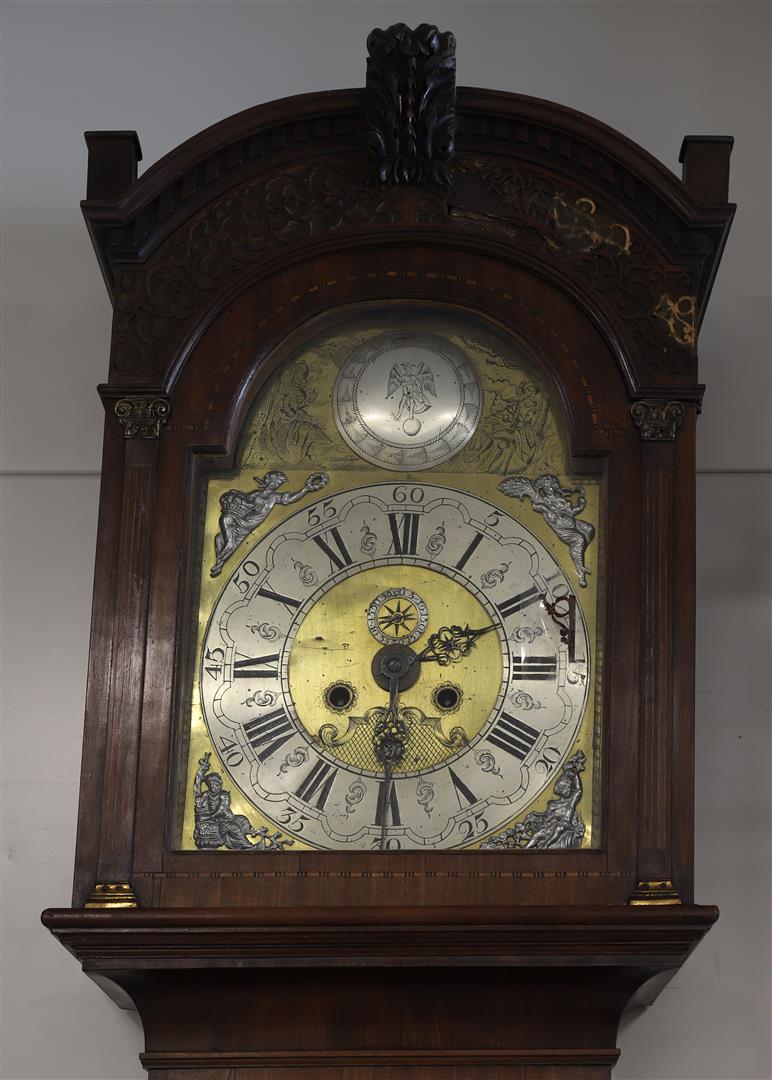 A grandfather clock, Holland 18th century. - Image 2 of 2