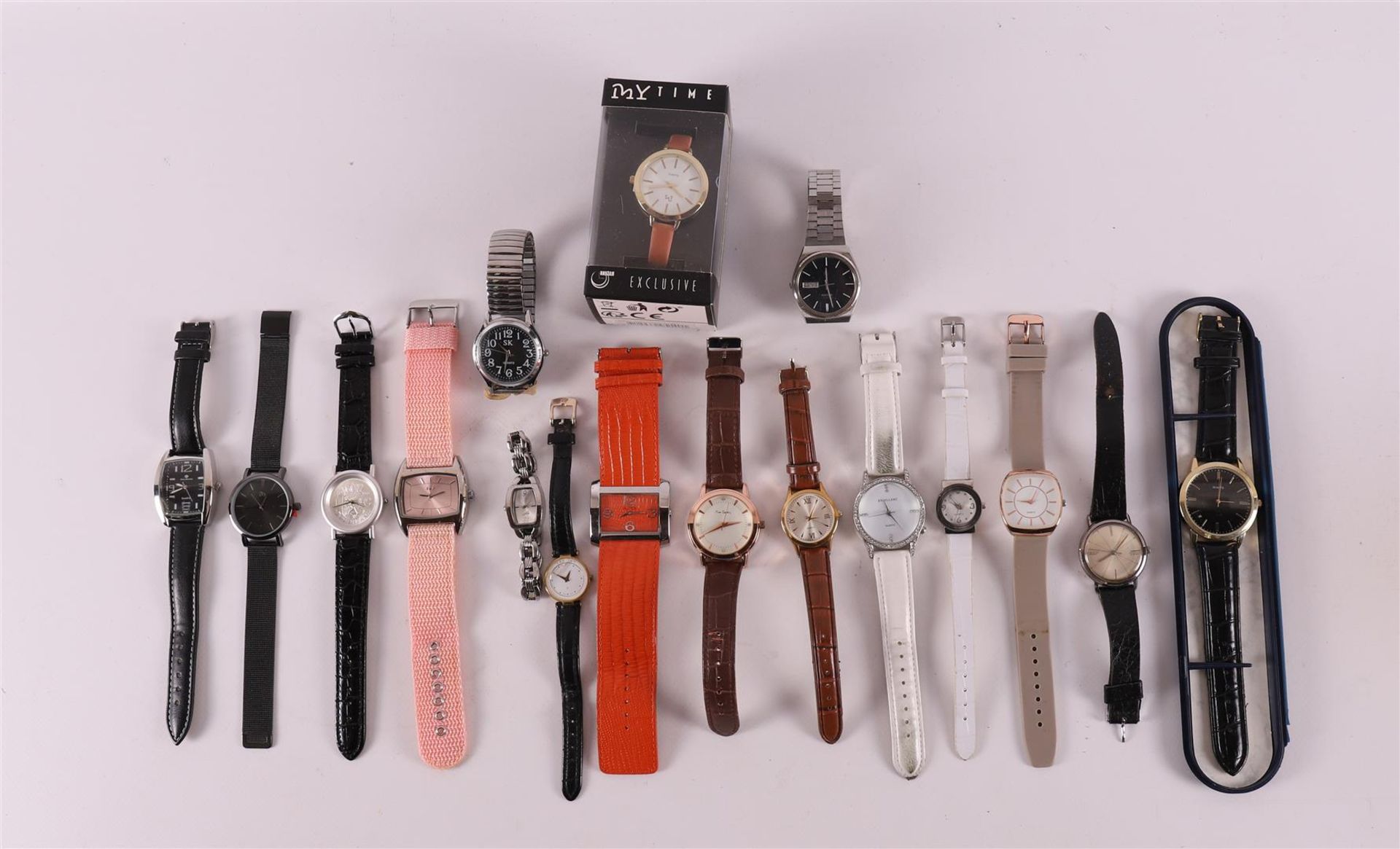 A lot of various watches.