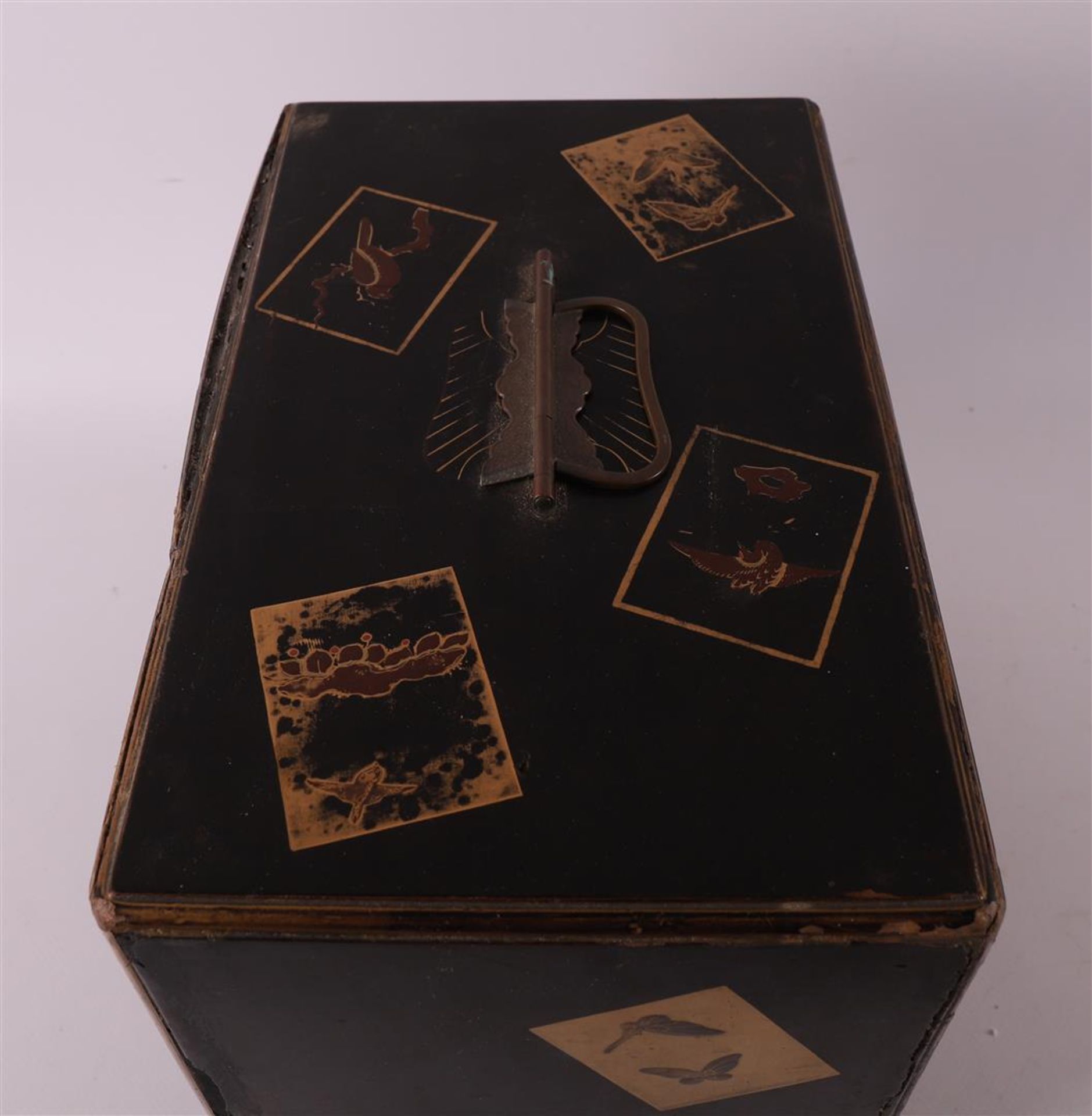 A black lacquer chest of drawers, Japan, Meiji, late 19th century. - Image 7 of 7