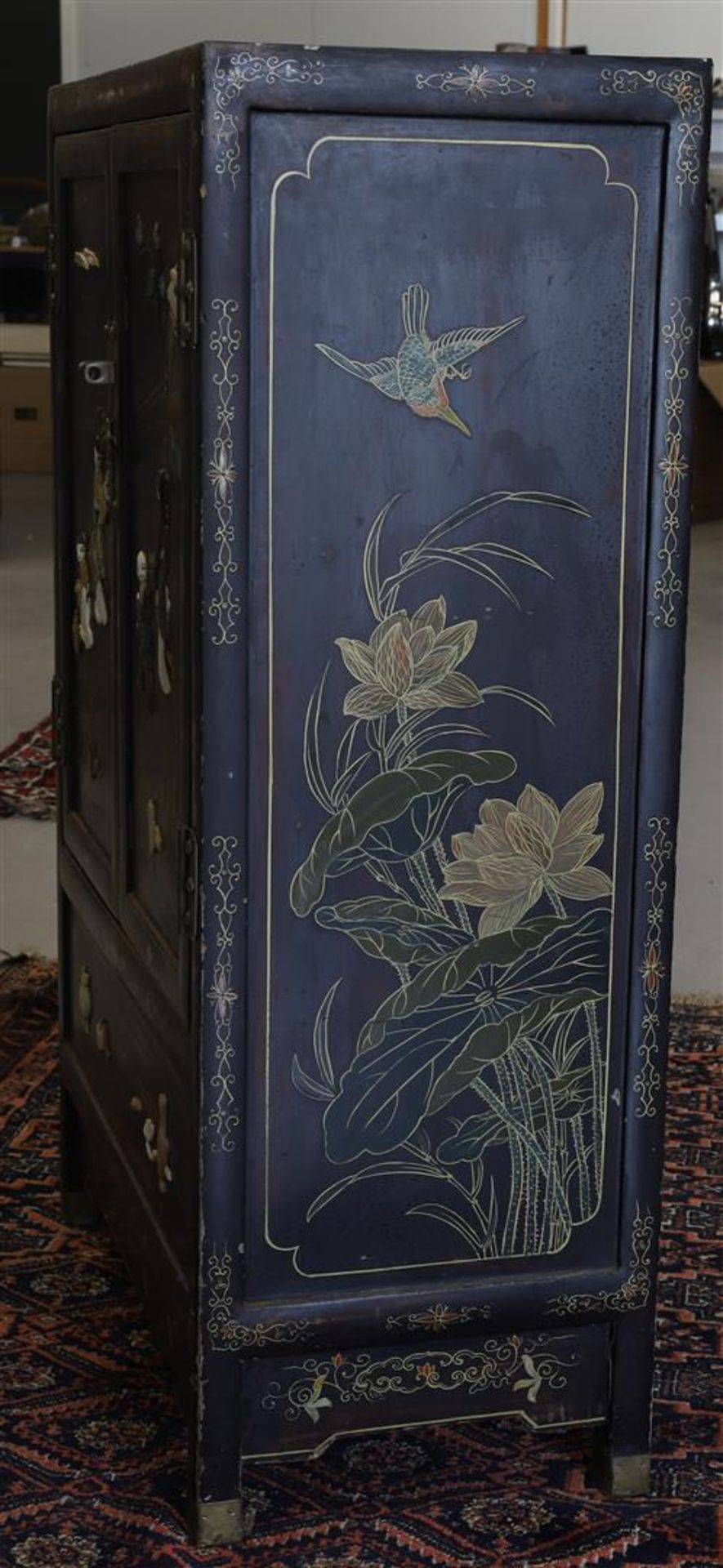 A black lacquer cabinet, China, 20th century. - Image 3 of 4