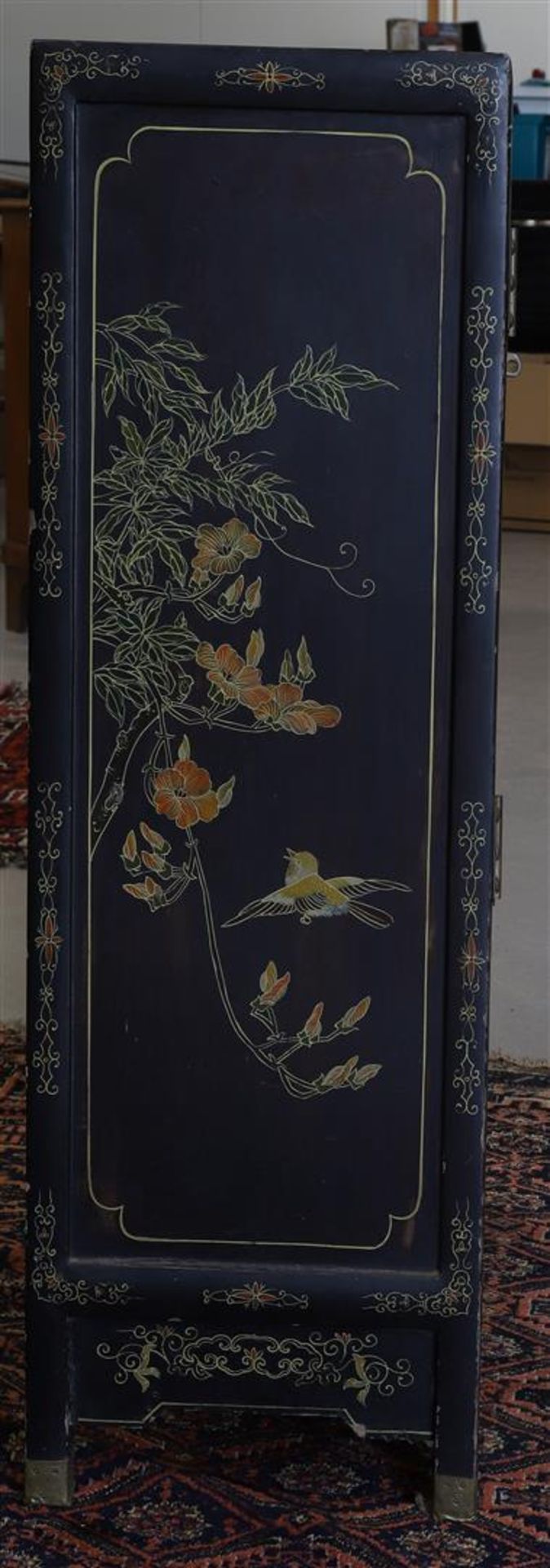 A black lacquer cabinet, China, 20th century. - Image 2 of 4