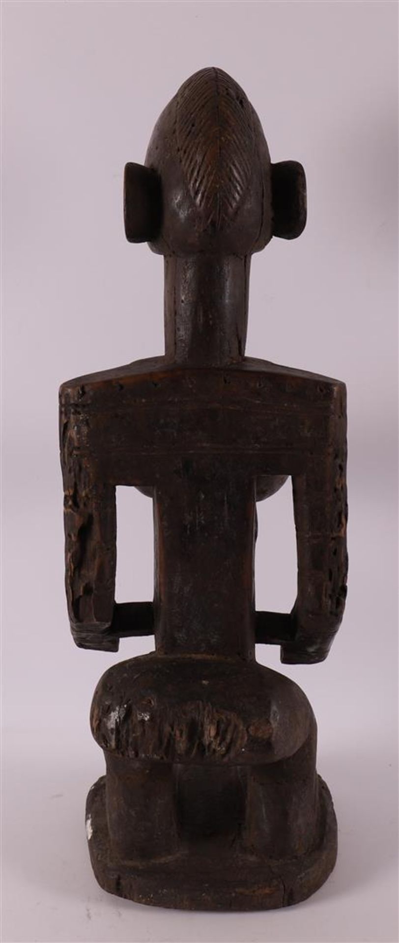 Wooden fertility statue, anthromorhe Komtol Montol, Nigeria, Africa, 20th centur - Bild 2 aus 4