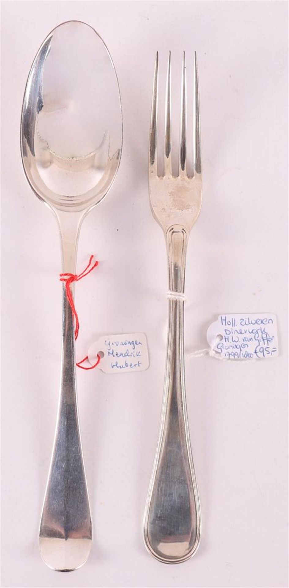 A 1st grade 925/1000 silver spoon, Groningen, year letter 1799-1800.