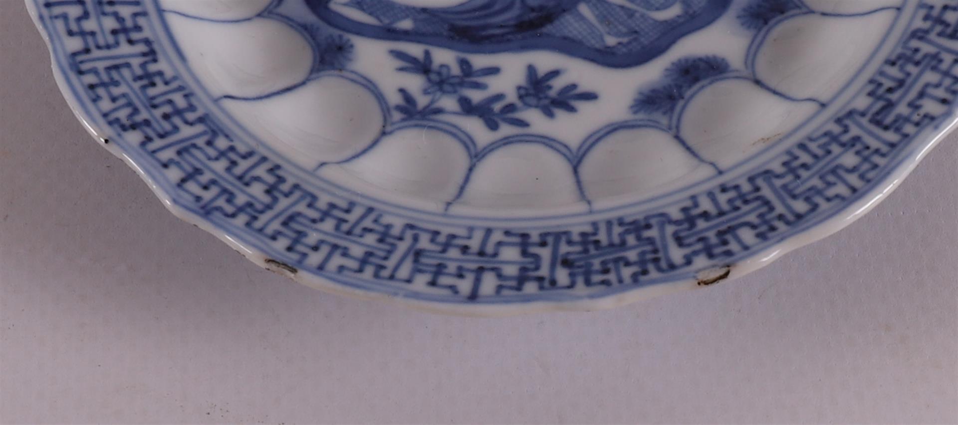 A blue and white porcelain cup and saucer, China, Kangxi, circa 1700. - Image 3 of 9