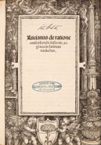 L. v. Samosata, De ratione conscribendae historiae. (Nürnberg 1515).