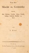 I. Kant, Von der Macht des Gemüths. Jena 1798.