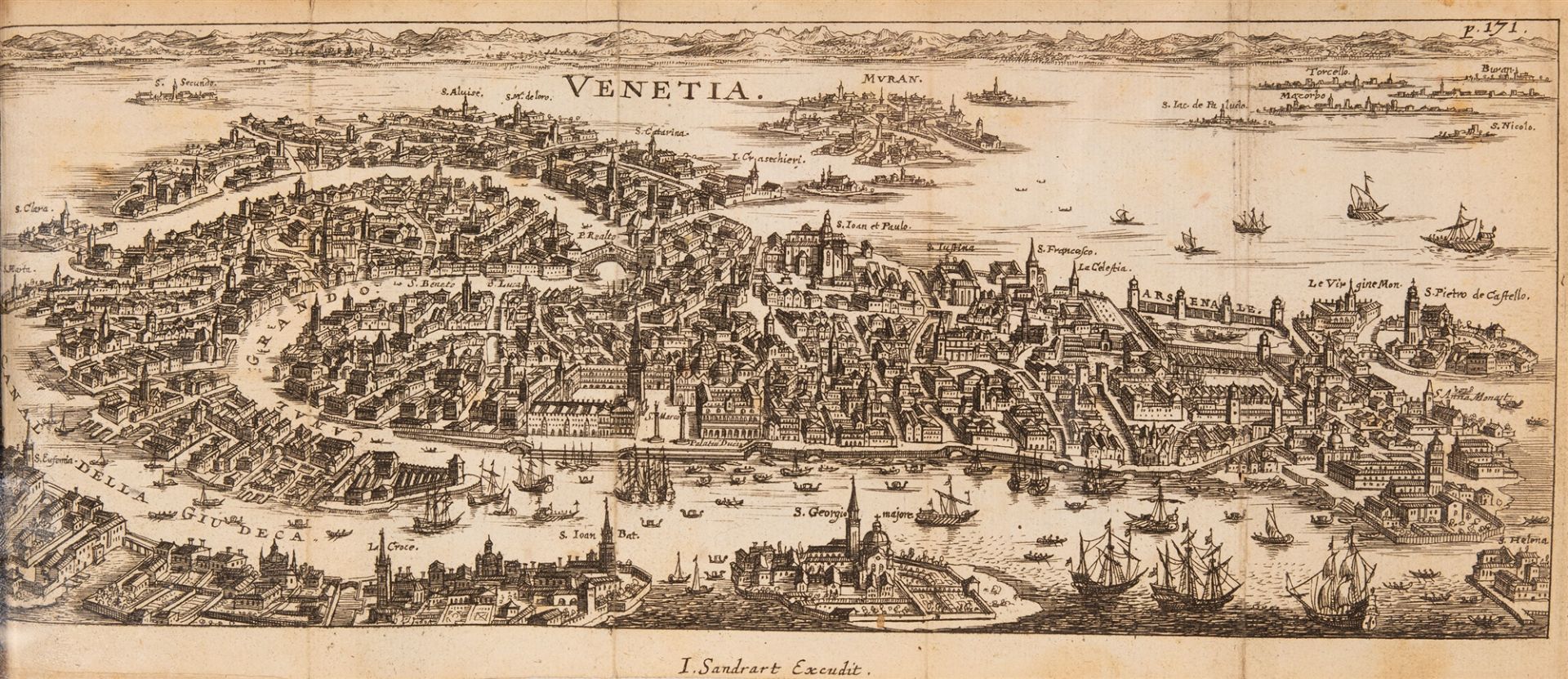 J. v. Sandrart, Kurtze Beschreibung von ... Venedig. Nürnberg 1686. - Image 3 of 4