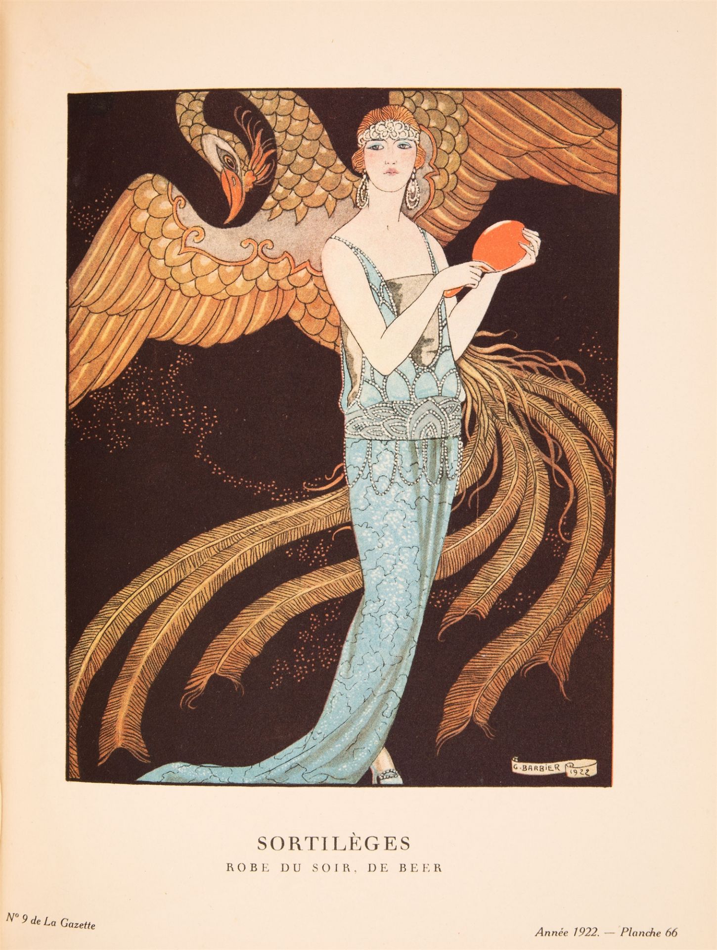 Gazette du Bon Ton. 38 Hefte in 8 Bdn. Paris 1912-22. - Image 3 of 9