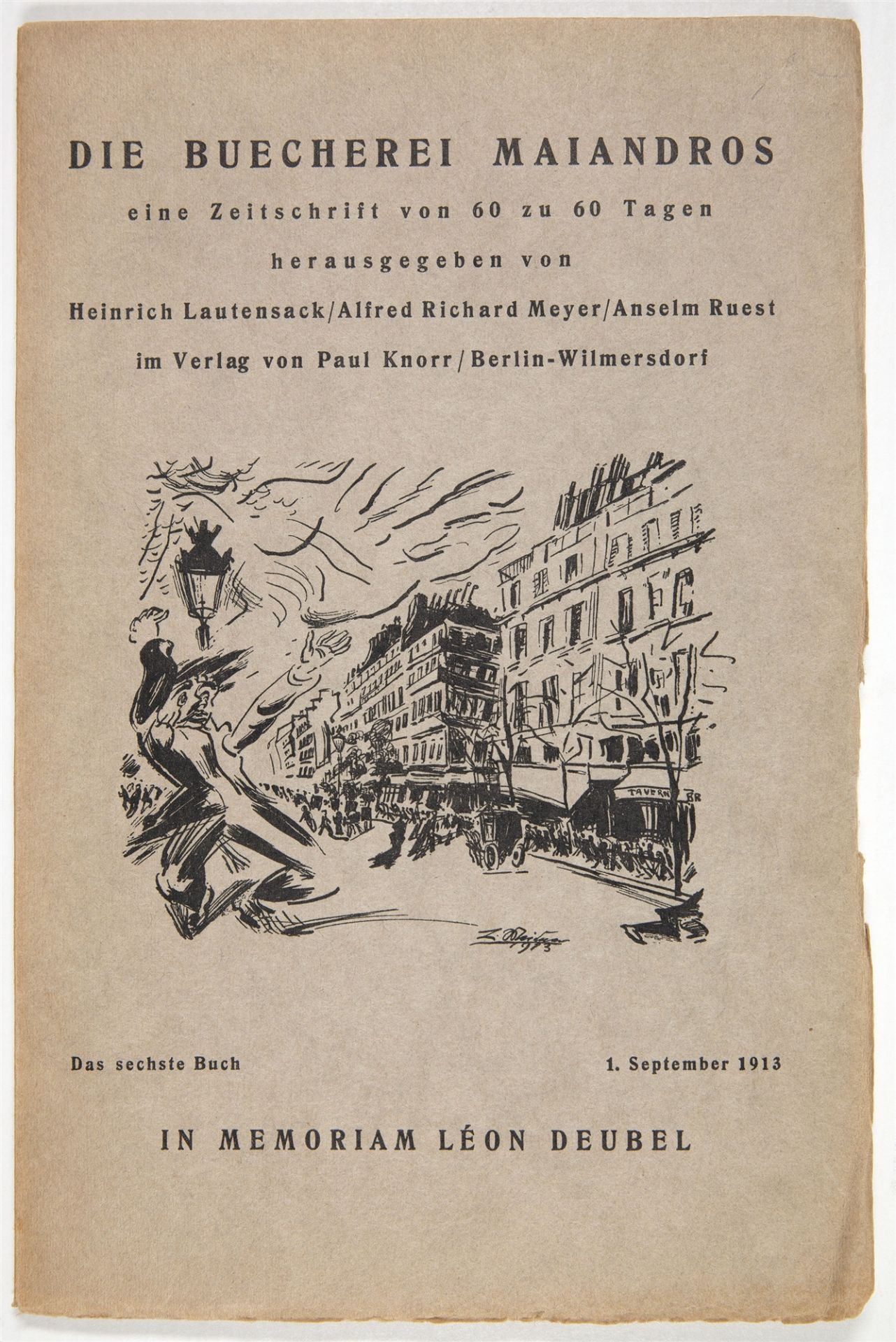 Die Buecherei Maiandros. Buch 1-6. Berlin 1912-14.
