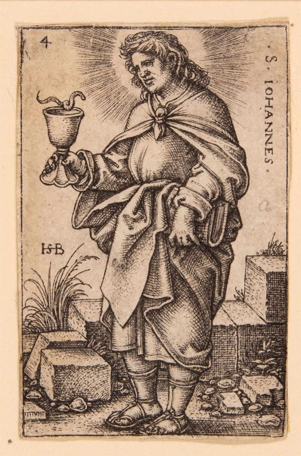 Hans Sebald Beham. 8 Bll. aus der Folge von den zwölf Aposteln. 1545-46. Kupferstiche. - Image 3 of 8
