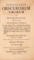U. v. Hutten, Epistolarum obscurorum virorum. Frankfurt a. M. 1757.