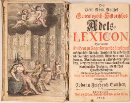 J. F. Gauhe, Des Heil. Röm. Reichs Genealogisch-Historisches Adels-Lexicon. Leipzig 1719.