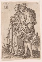 Heinrich Aldegrever. Kleine Hochzeitstänzer. 1538. 8 Bll. Kupferstiche.