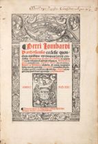 D. Agricola (Hg.), Petri Lombardi ... Sententiarum Textus. Basel 1513.