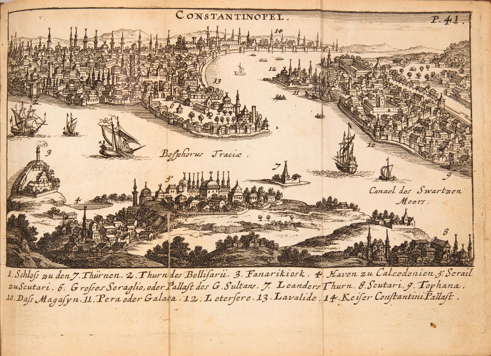 J. v. Sandrart, Kurtze Beschreibung von ... Venedig. Nürnberg 1686. - Image 2 of 4