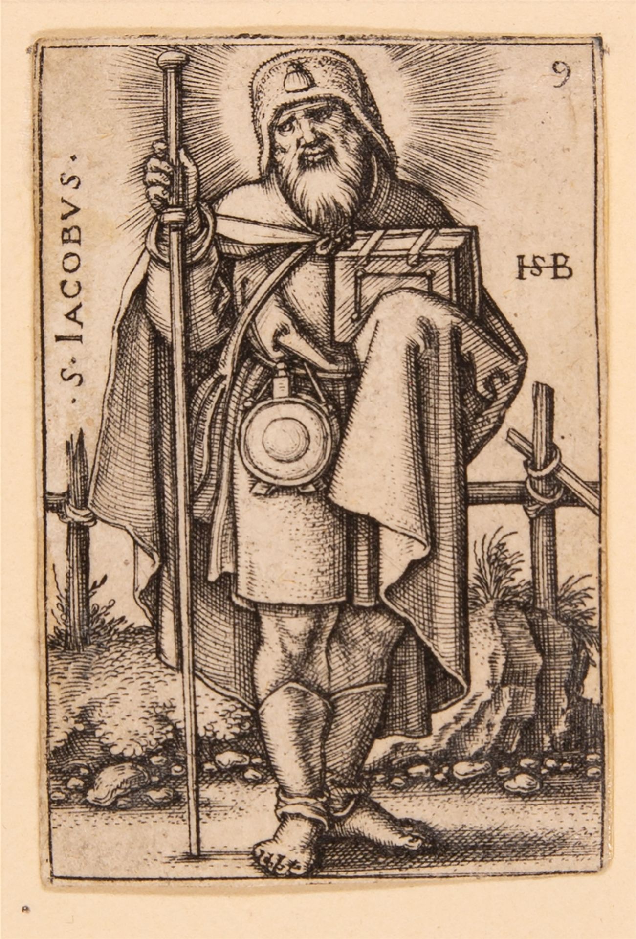 Hans Sebald Beham. 8 Bll. aus der Folge von den zwölf Aposteln. 1545-46. Kupferstiche. - Image 4 of 8