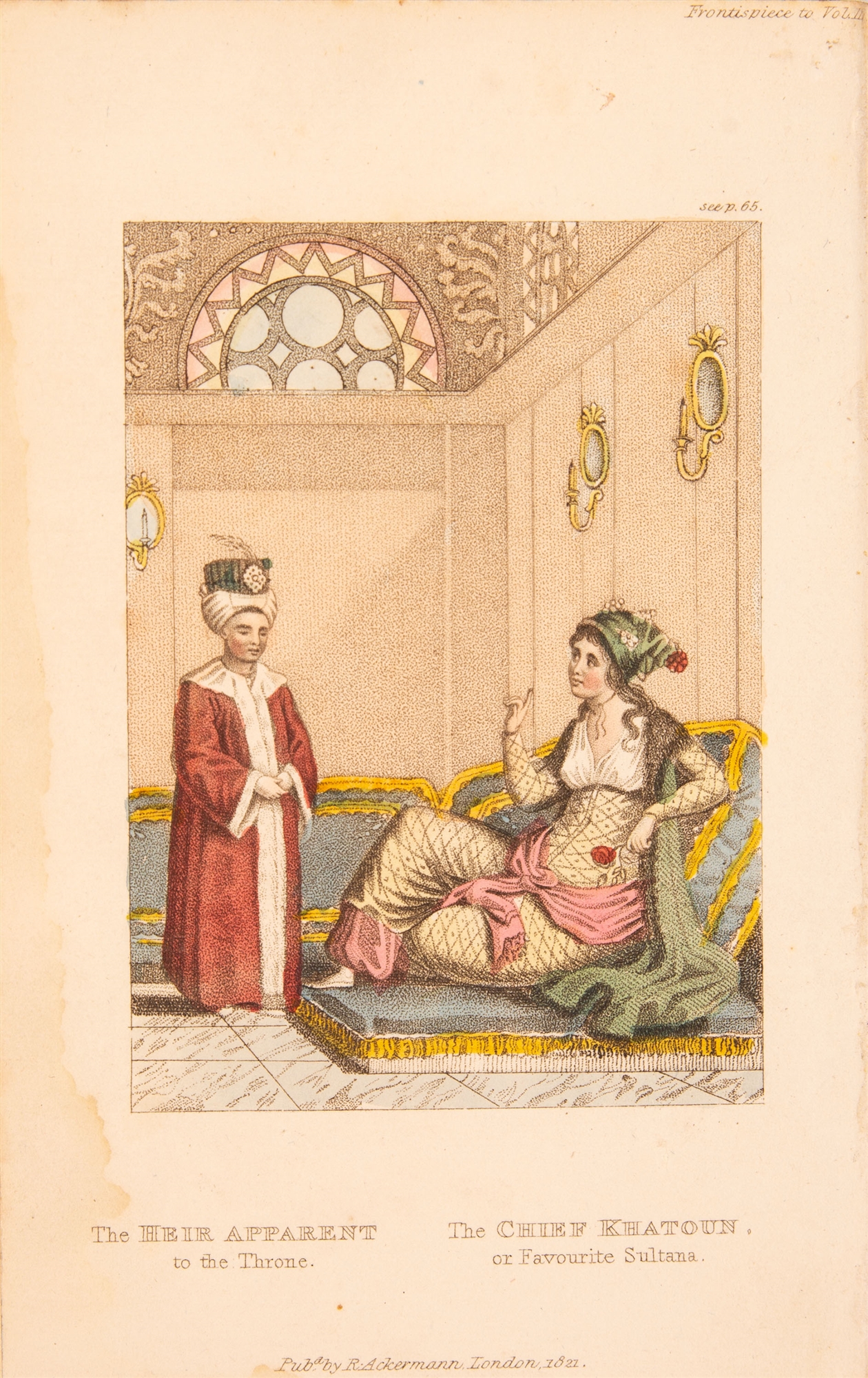 F. Shoberl, The world in miniature. Teilband Turkey. 6 Tle. in 3 Bdn. London (1821). - Image 2 of 4