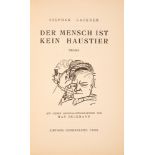 M. Beckmann / S. Lackner, Der Mensch ist kein Haustier. Paris (1937).