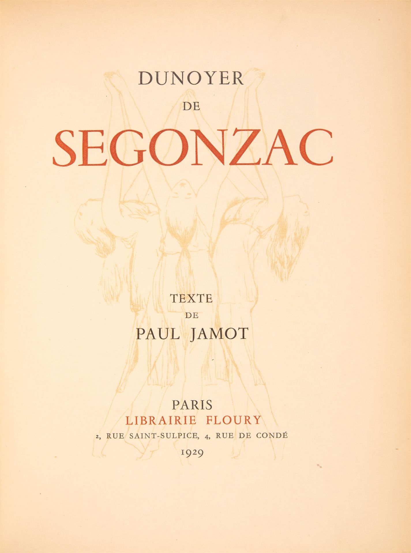 A. D. de Segonzac / P. Jamot, Dunoyer de Segonzac. Paris 1929. - Image 3 of 3