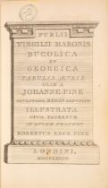 Vergil, Bucolica et Georgica tabulis Aeneis olim a J. Pine ... illustrata. London 1774.