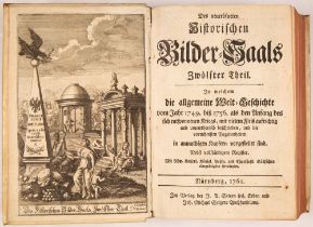 A. v. Imhof, Neu-eröffneter historischer Bilder-Saal. 16 Bde. Mischauflage. 1733-1766.