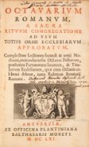 Octavarium Romanum. Antwerpen 1661.