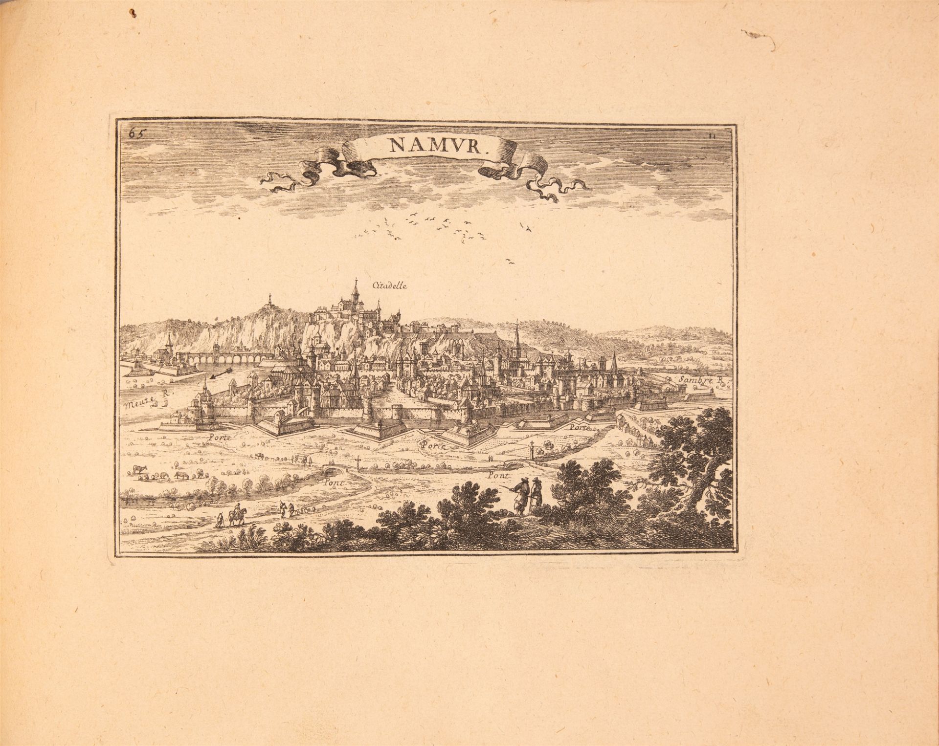 S. Beaulieu, Les plans et profils des principales villes et lieux considerables du Comte d'Alost. - Image 5 of 6