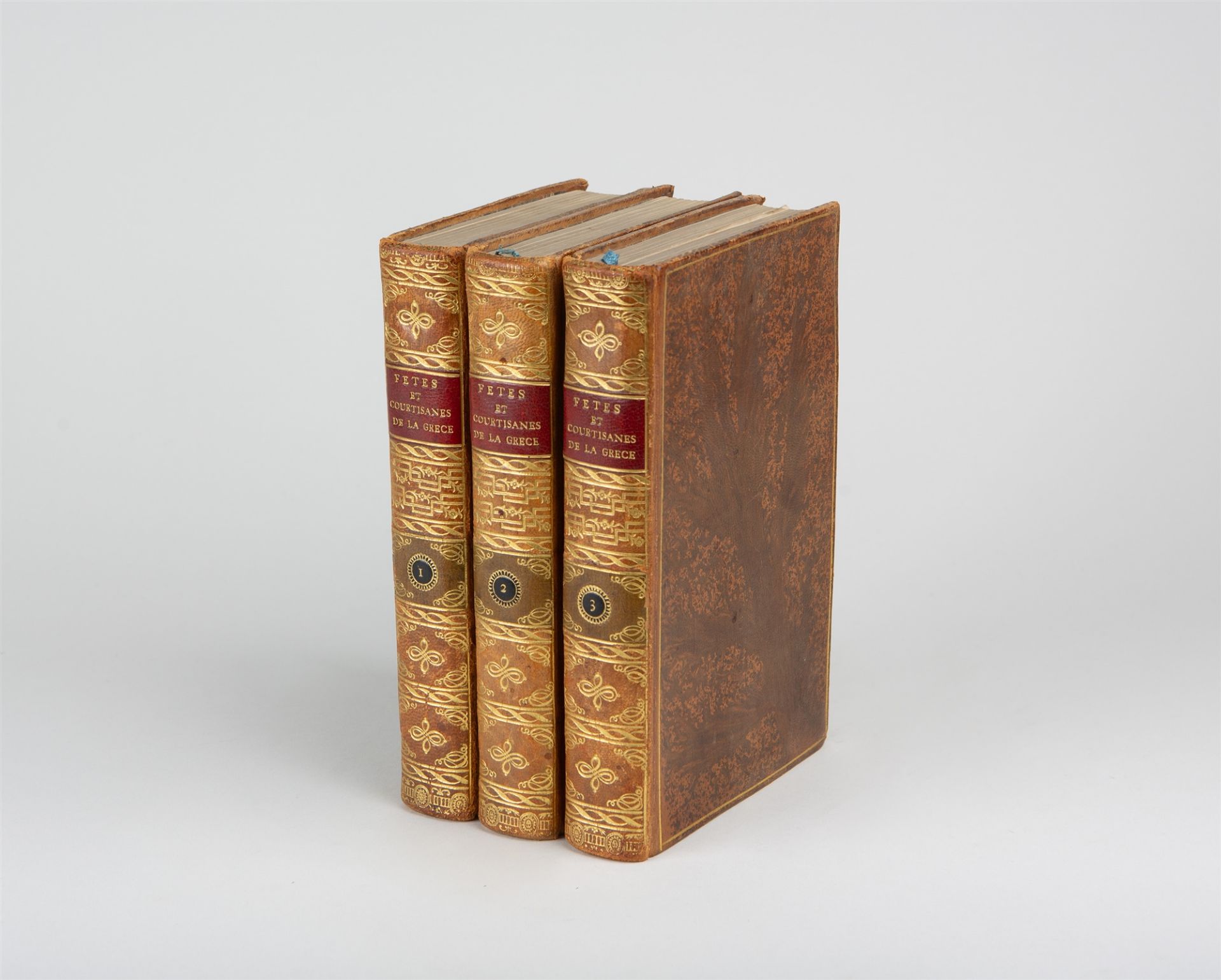 P. Chaussard, Fetes et courtisanes de la Grèce. Bde 1-3 (von 4). Paris 1801. - Image 2 of 2