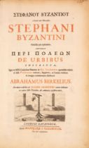 S. Byzantinus, De urbibus. Leiden 1688.