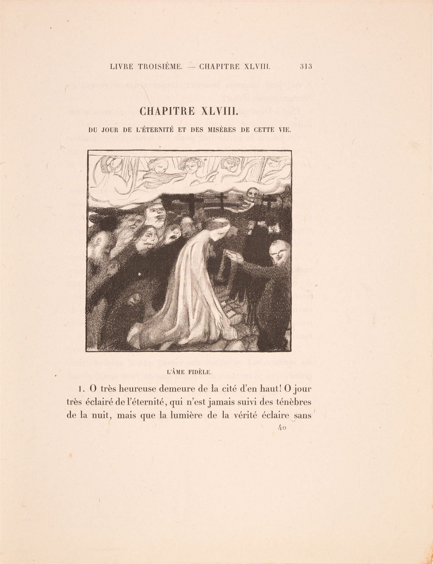 M. Denis / T. v. Kempis, L'imitation de Jésus-Christ. 2 Bde. Paris 1903. - Image 2 of 3