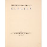 F. Hölderlin, Elegien. Potsdam 1920.