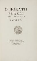 Horaz, Satyrarum libri I. Satyra V. Rom 1816.