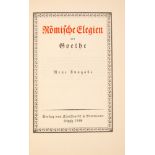 Goethe, Römische Elegien. Leipzig 1918.