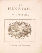 Voltaire, La Henriade. London 1728.