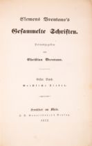 C. Brentano, Gesammelte Schriften. 9 Bde. Frankfurt a. M. 1852-55.