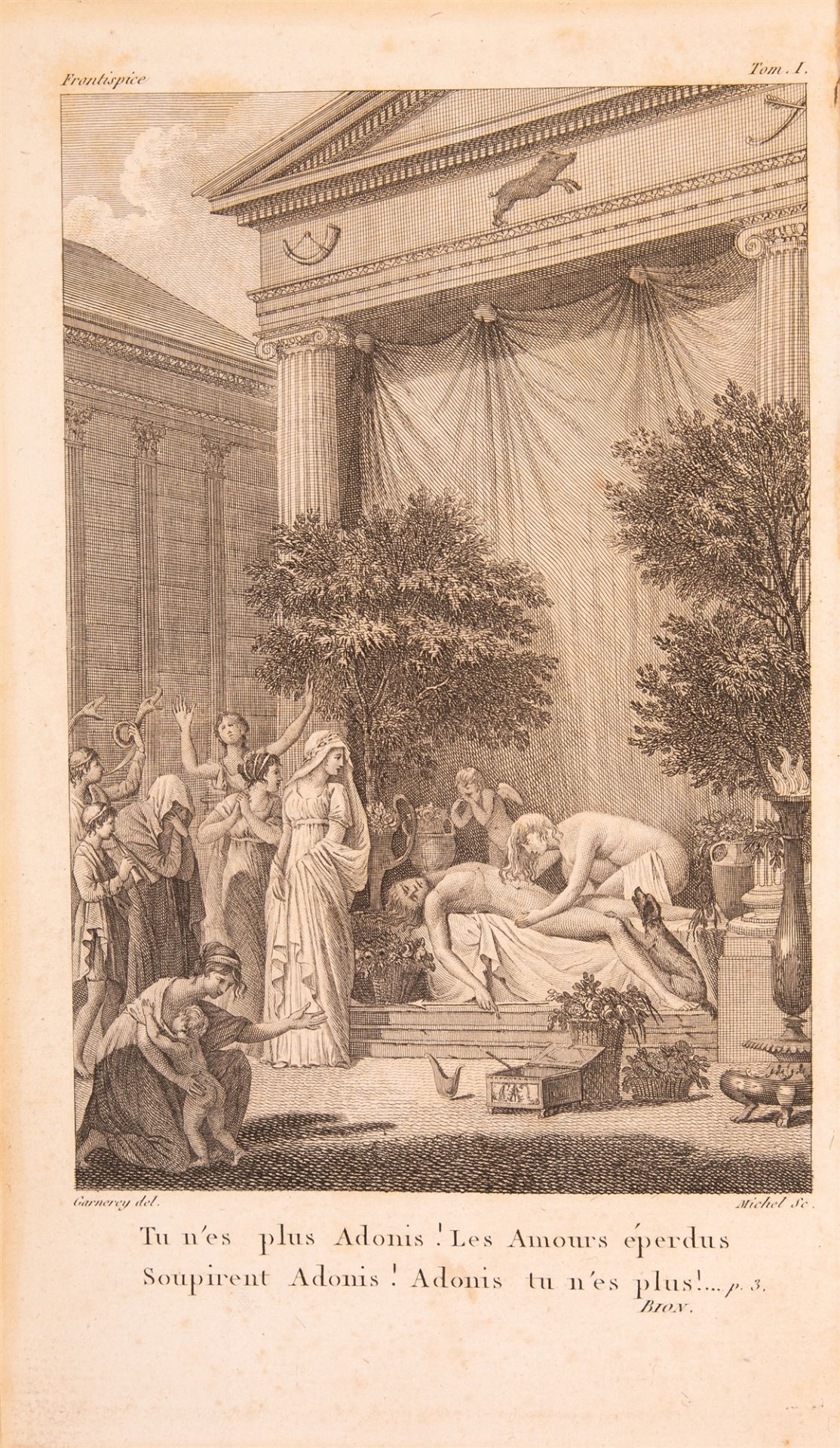 P. Chaussard, Fetes et courtisanes de la Grèce. Bde 1-3 (von 4). Paris 1801.