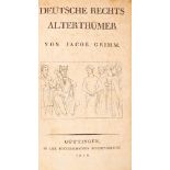 J. Grimm, Deutsche Rechtsalterthümer. Göttingen 1828.