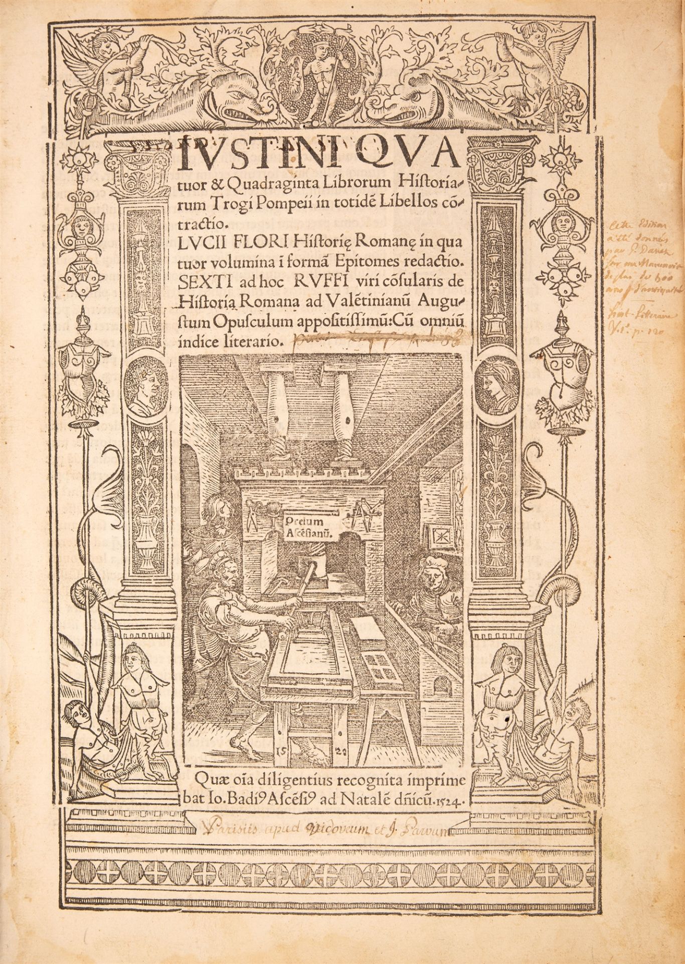 Pompeius Trogus, Gnaeus Iustini quatuor & quadraginta librorum