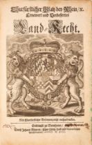 Churfürstlicher Pfaltz bey Rhein ernewert und verbessertes Landrecht. Weinheim 1700.