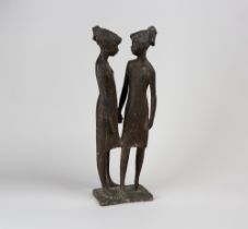 Clemens Pasch. Die Freundinnen. 1957. Bronze.