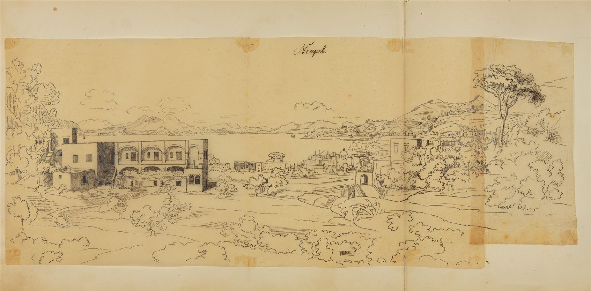 (Italienischer Bilder-Atlas) mit 152 gest. Ansichten und Skizzen. Ca. 1790-1880. - Image 4 of 4