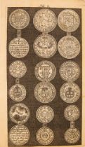 J. F. Joachim, Neu-eröfnetes Groschen-Cabinet. Fächer 1-3 und 1. Supplement in 1 Bd. 1740-49.