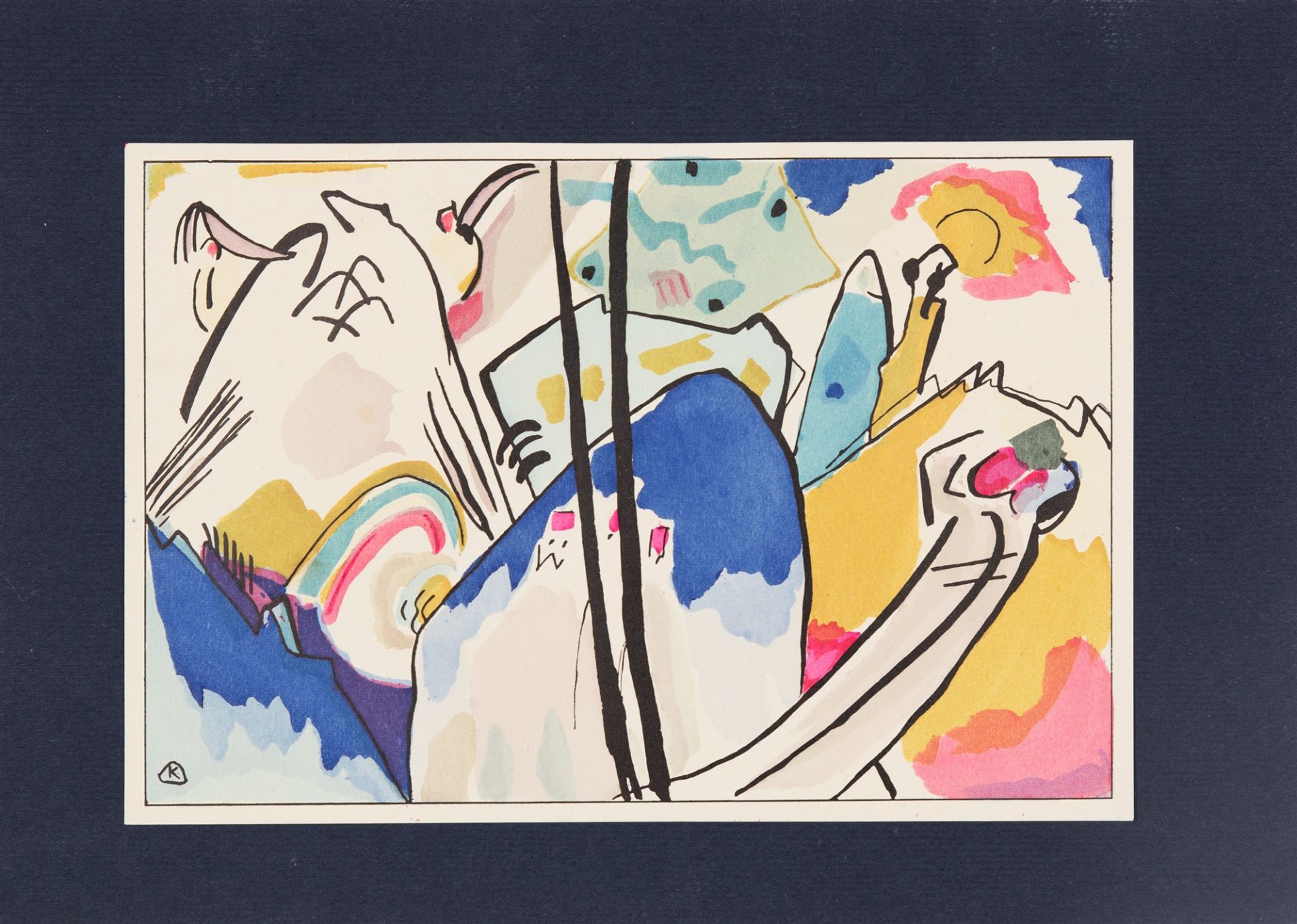 W. Kandinsky / F. Marc, Der blaue Reiter. München 1912. - Image 3 of 3