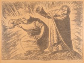 Ernst Barlach. Der Neue Tag. 1932. Lithographie auf Van Gelder Zonen.